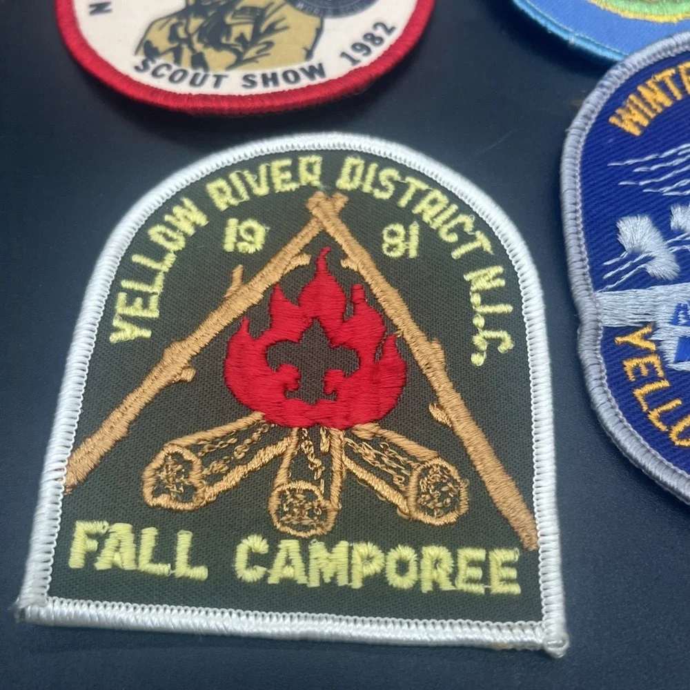 Vintage BSA Boy Scout Patch Lot (5) - 1978 1981 1982 Camporee, Scout Show - Picture 6 of 16